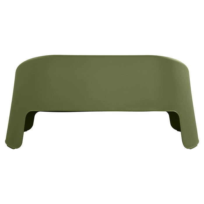Santorini 4 Piece Outdoor Lounge Set, Green