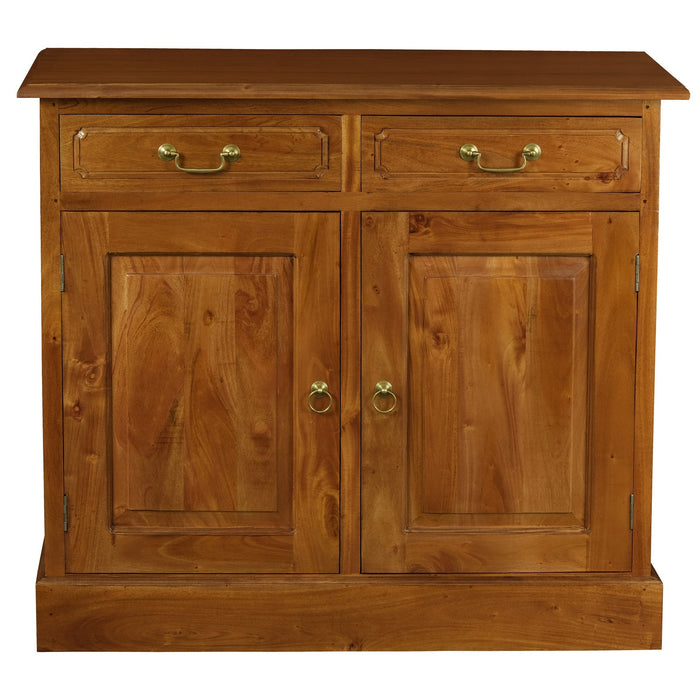 Tasmania 2 Door 2 Drawer Buffet – Solid Mahogany Timber Storage Cabinet