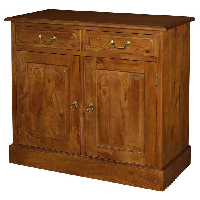 Tasmania 2 Door 2 Drawer Buffet – Solid Mahogany Timber Storage Cabinet