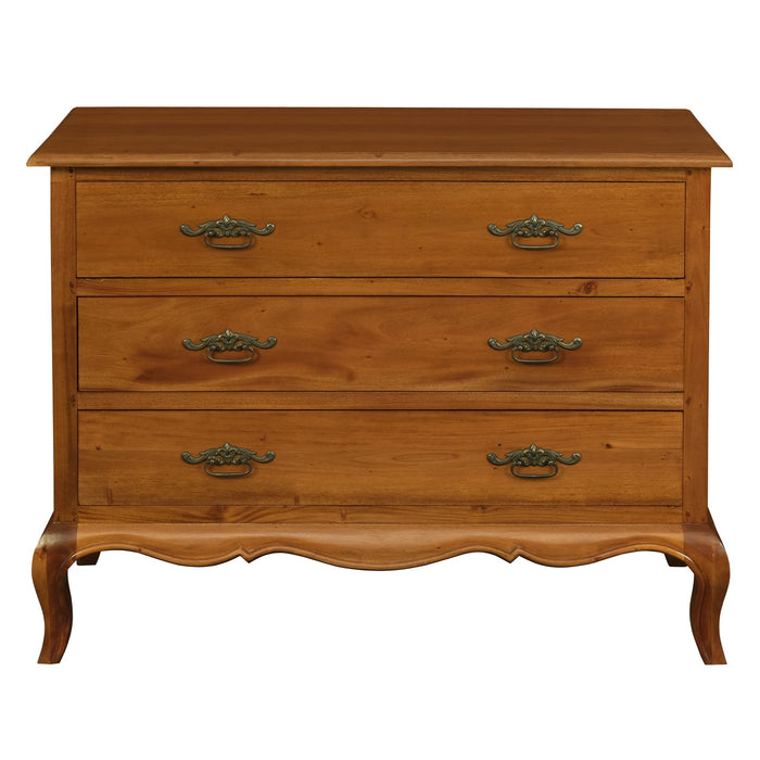 French Provincial 3 Drawer Dresser