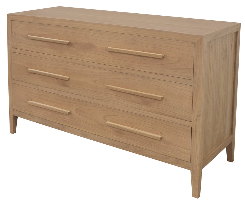 Dion 3 Drawer Solid Mindi Timber Chest of Drawers