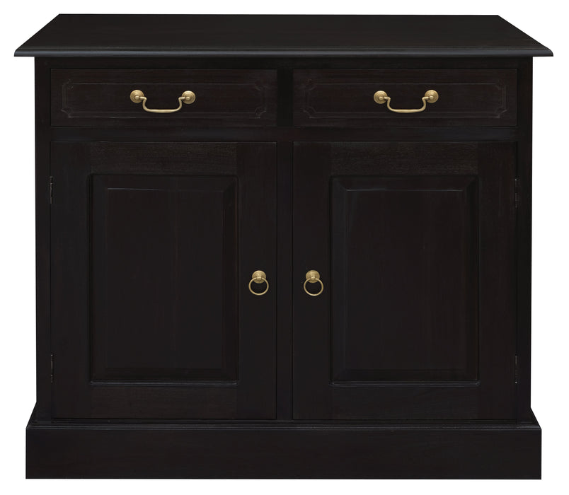 Tasmania 2 Door 2 Drawer Buffet – Solid Mahogany Timber Storage Cabinet
