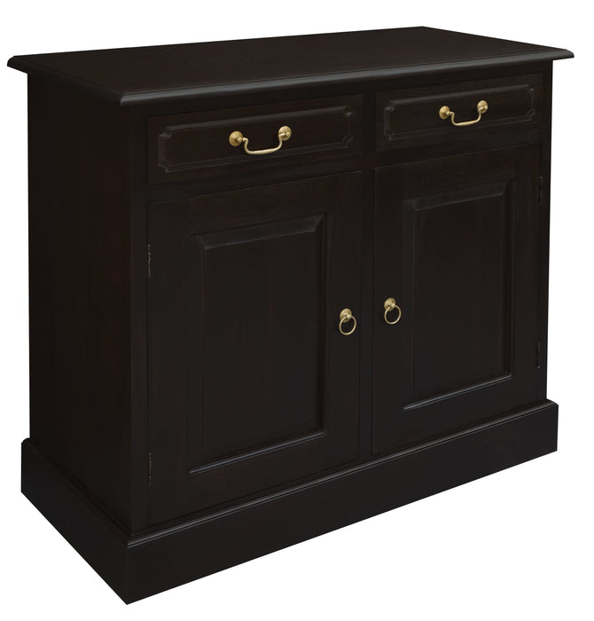 Tasmania 2 Door 2 Drawer Buffet – Solid Mahogany Timber Storage Cabinet
