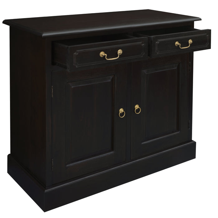 Tasmania 2 Door 2 Drawer Buffet – Solid Mahogany Timber Storage Cabinet