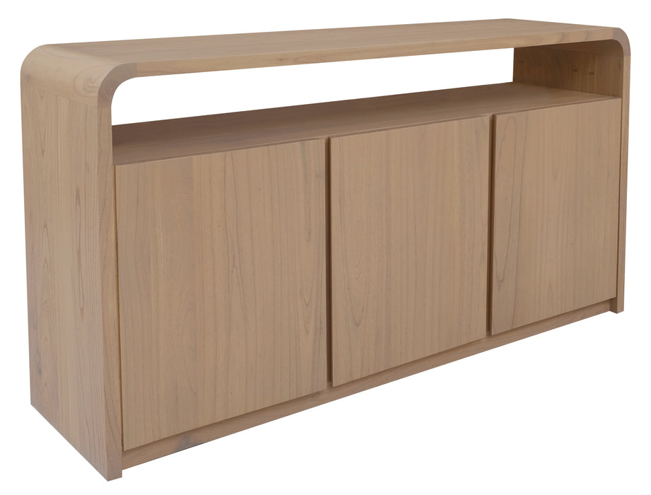 Gatsby 1.5m Solid Timber 3 Door Buffet Sideboard - Natural