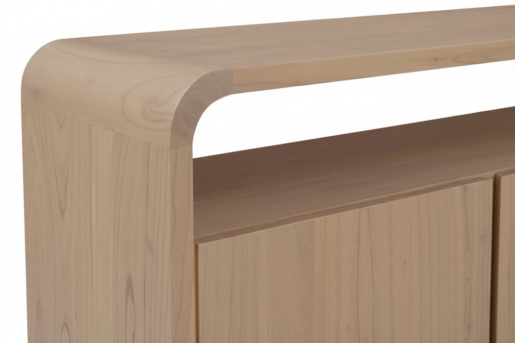 Gatsby Solid Timber 3 Door Buffet Sideboard Natural 150 cm