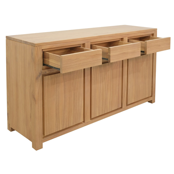 Amsterdam 3 Door 3 Drawer Buffet (Natural)