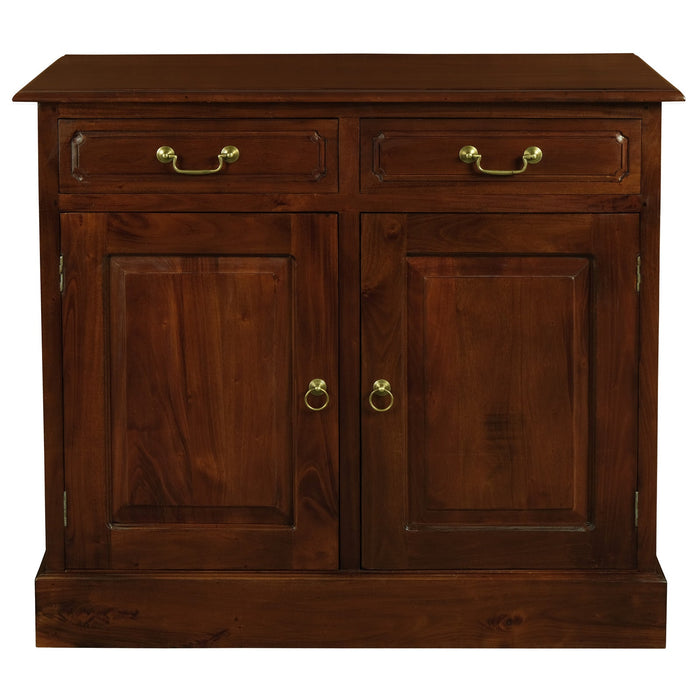 Tasmania 2 Door 2 Drawer Buffet – Solid Mahogany Timber Storage Cabinet