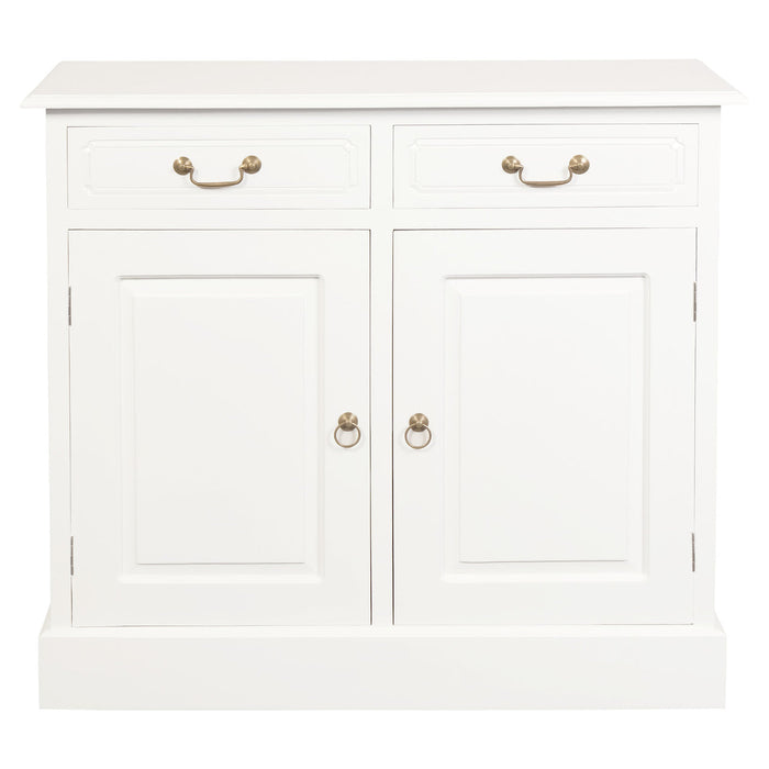 Tasmania 2 Door Buffet Sideboard Cabinet White 100cm