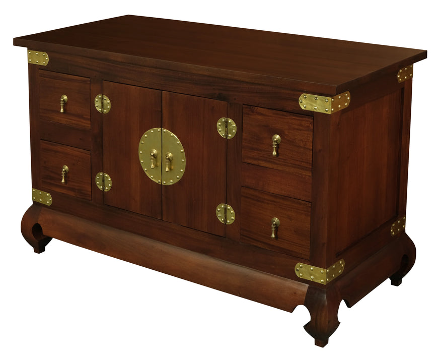 Dynasty 1.2m  Solid Wood Entertainment Unit