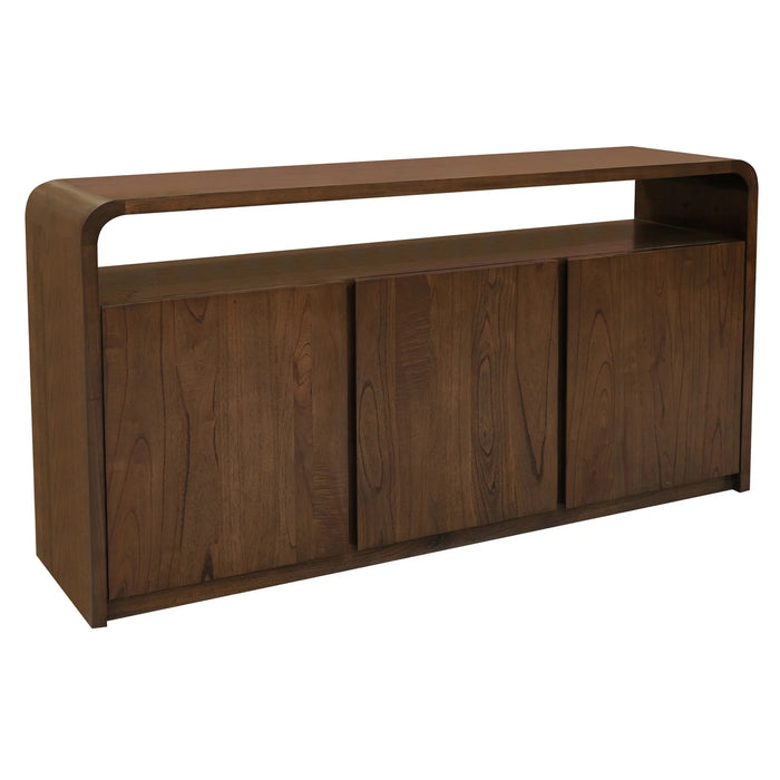 Gatsby 1.5m Solid Timber 3 Door Sideboard Buffet - Walnut