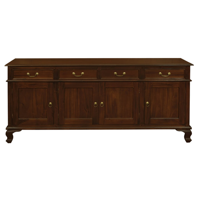 Queen Ann 4 Door 4 Drawer Buffet