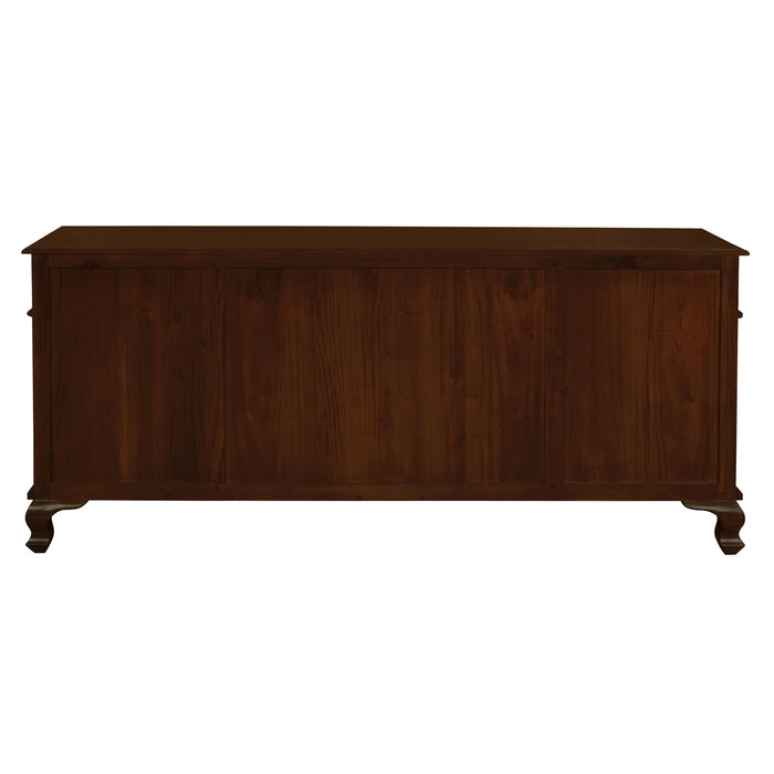 Queen Ann 4 Door 4 Drawer Buffet