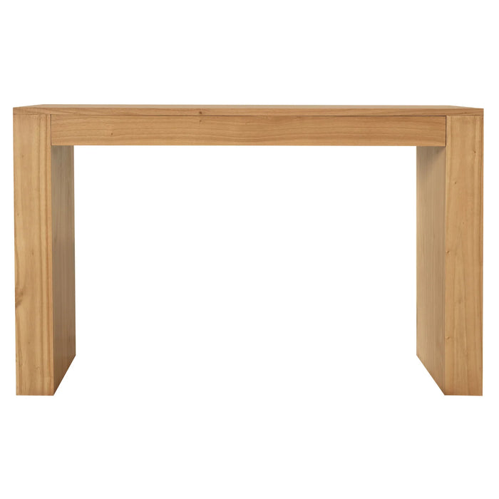 Hudson 1.2m Black Console Table - Mindi wood