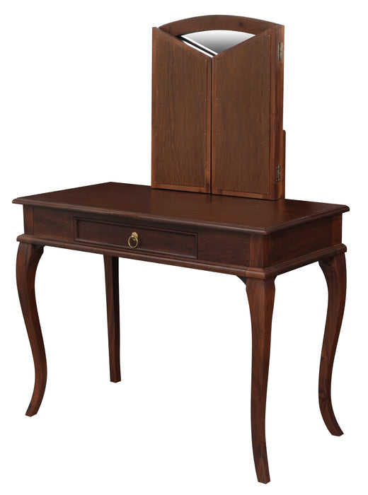 Queen Ann 1 Drawer Large Dressing Table