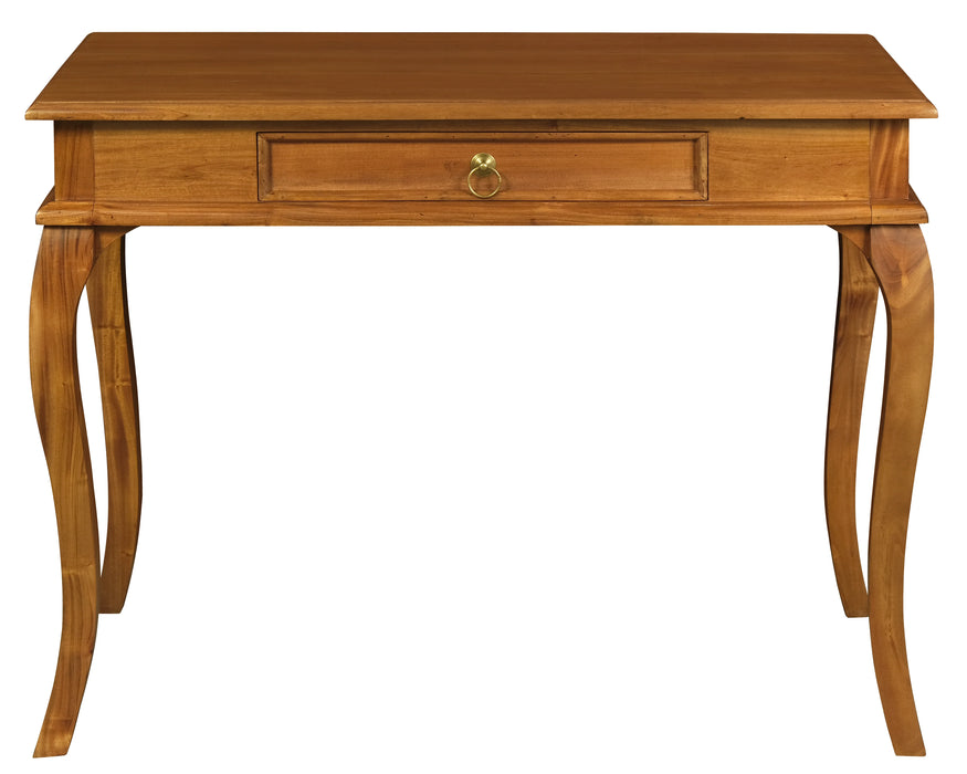 Queen Ann 1 Drawer Sofa Table LIght Pecan 100cm