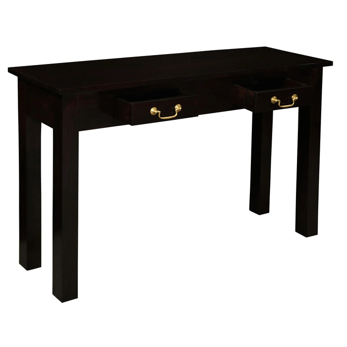 Tasman 1.2m Chocolate Straight Leg Timber Console