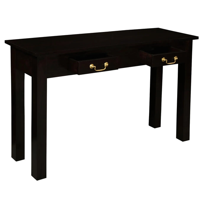 Tasman 1.2m Black Straight Leg Timber Console
