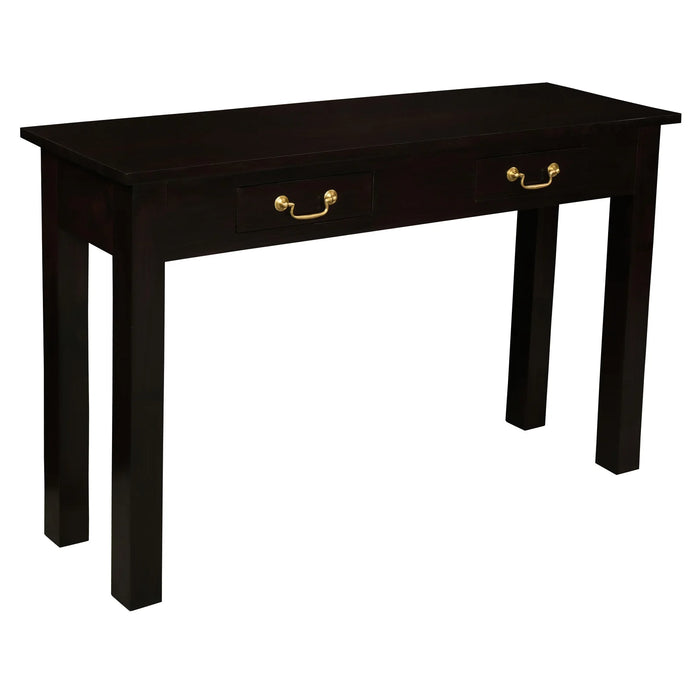 Tasman 1.2m Chocolate Straight Leg Timber Console