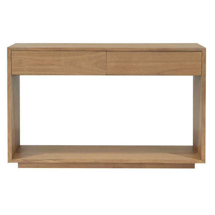Oscar 2 Drawer Solid White Cedar Sofa Table