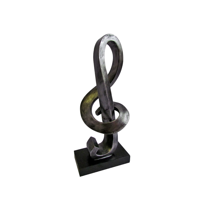 Treble Clef Steel Grey