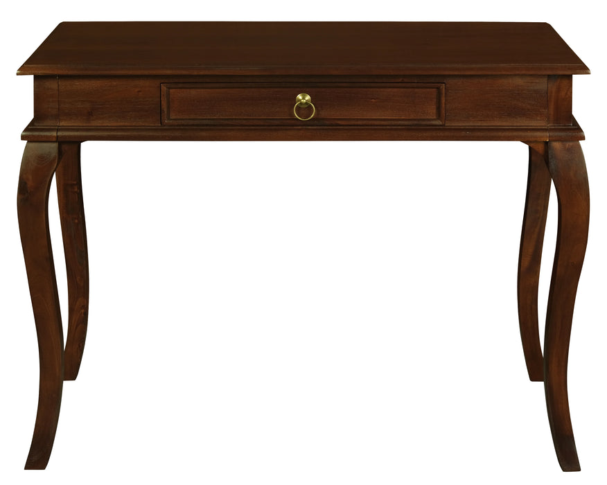 Queen Walnut Ann 1 Drawer Sofa Table 100cm