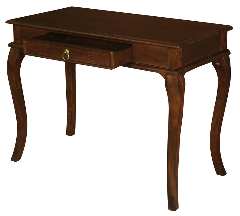 Queen Walnut Ann 1 Drawer Sofa Table 100cm