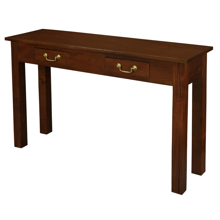 Tasman 1.2m Mahogany Straight Leg Timber Console