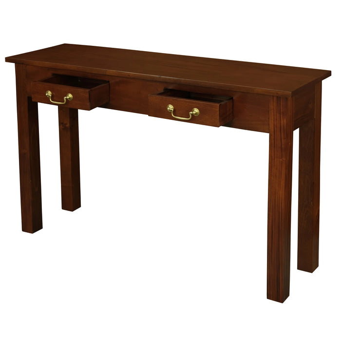 Tasman 1.2m Mahogany Straight Leg Timber Console