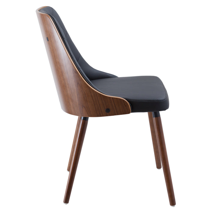 (Set of 2) Yvonne Black Dining Chairs