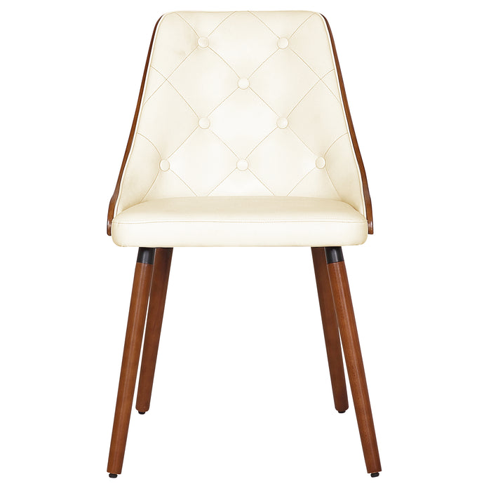 (Set of 2) Yvonne Beige Dining Chairs
