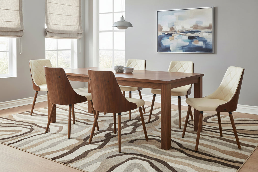 (Set of 2) Yvonne Beige Dining Chairs