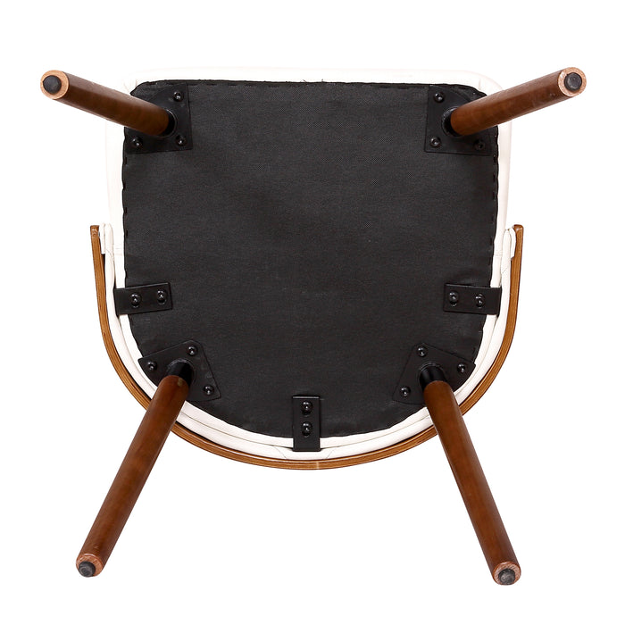 (Set of 2) Yvonne White Dining Chairs