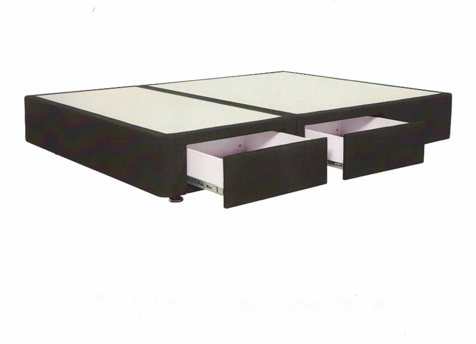 East West 4 Drawer King Split Base,  203CM x 203CM