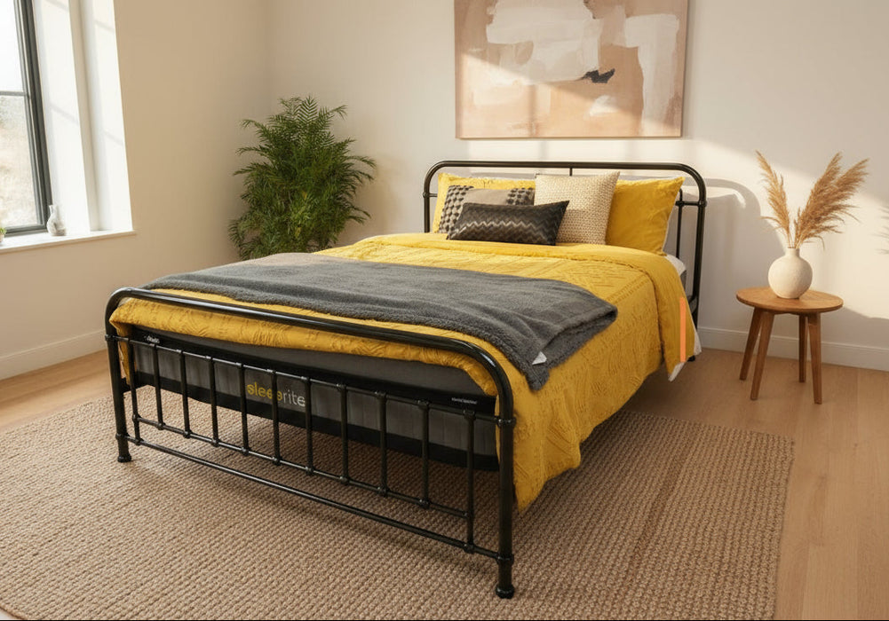 Kira Metal Bed Frame - Black