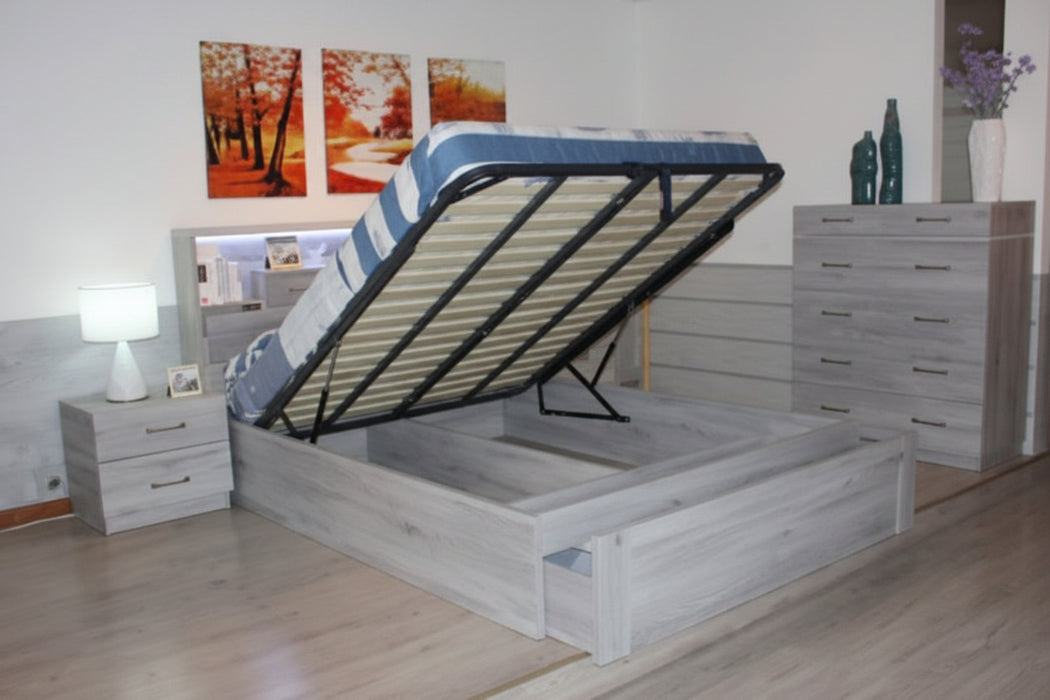 Wattle Storage Gas Lift Bed