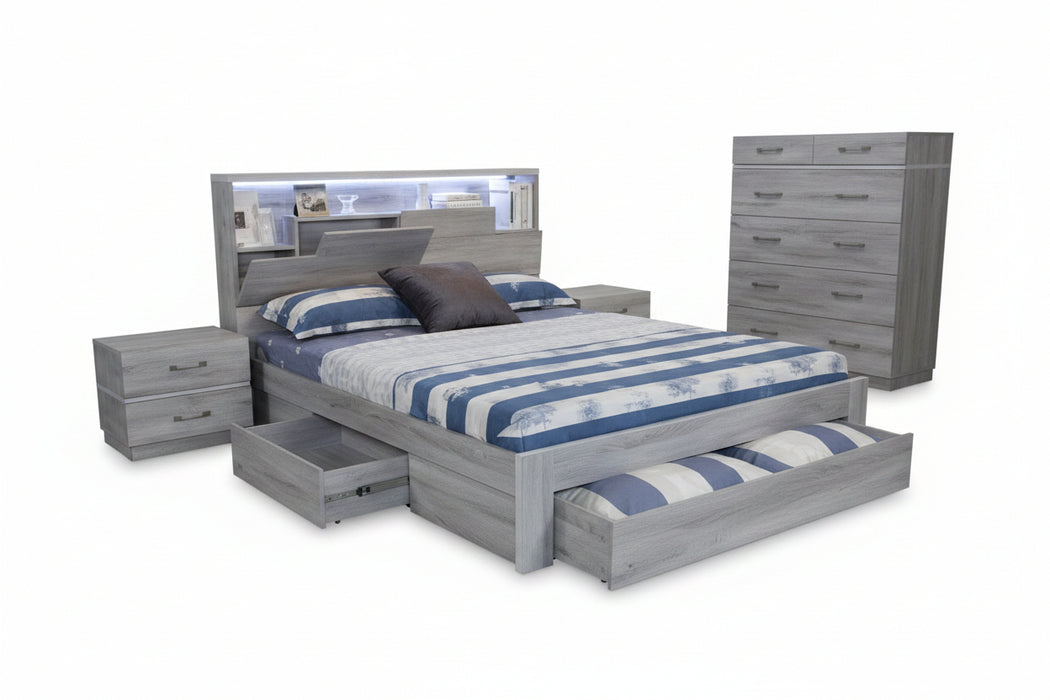 Wattle Storage Gas Lift Bed