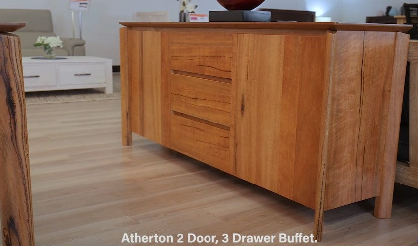 Atherton 3 Drawer Buffet Sideboard 180cm