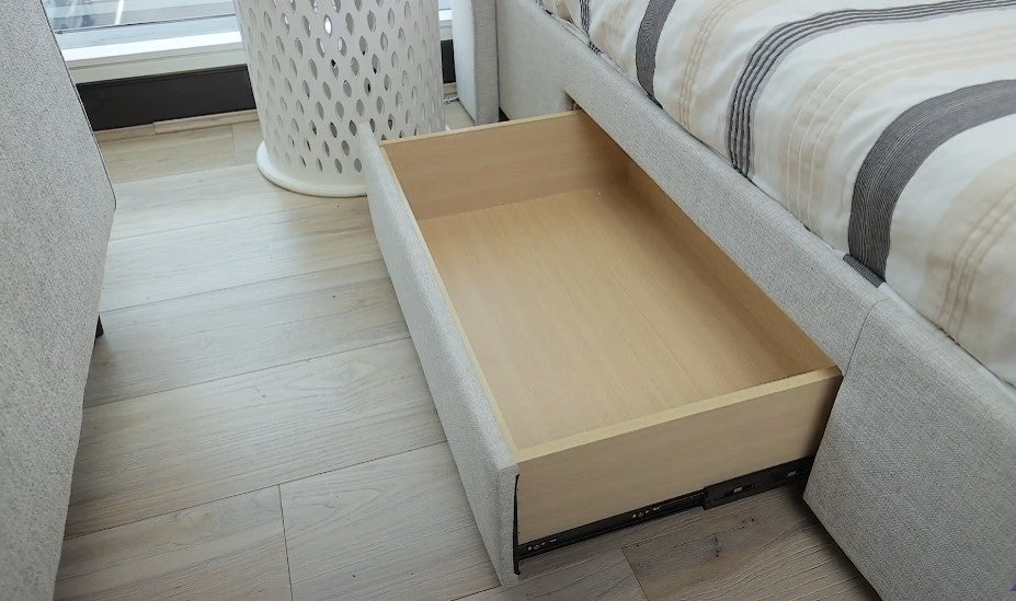 Honeydew Queen Bed Frame, Stone