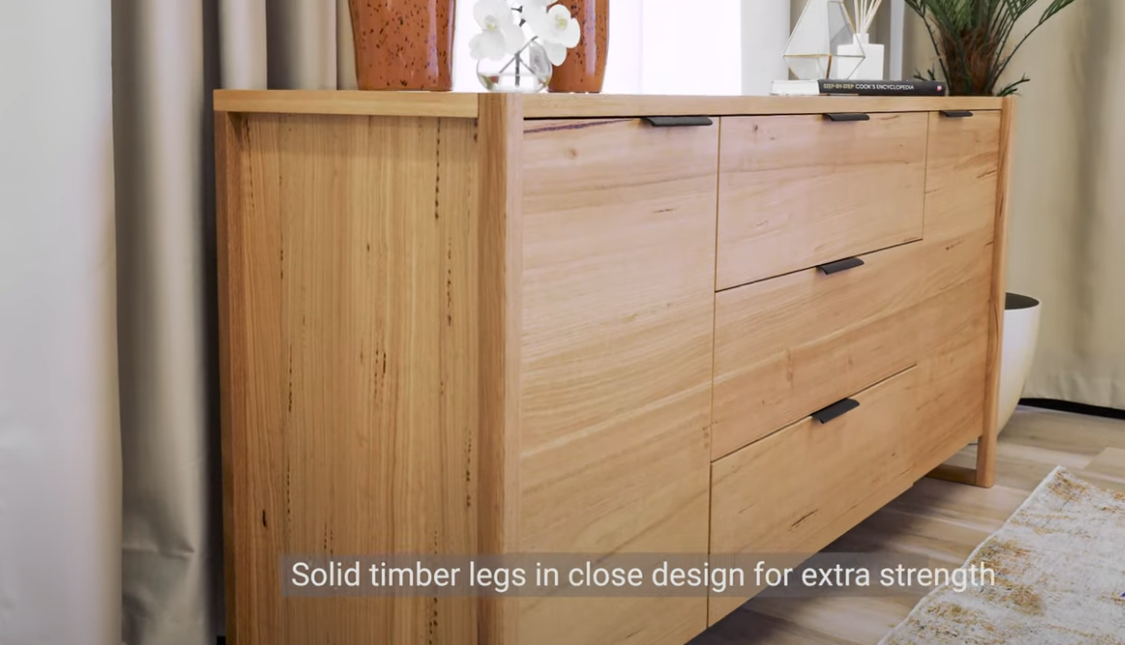 Perita 1.8m Sideboard Buffet - Messmate Wood