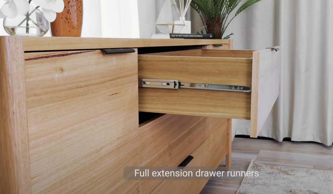 Perita 1.8m Sideboard Buffet - Messmate Wood