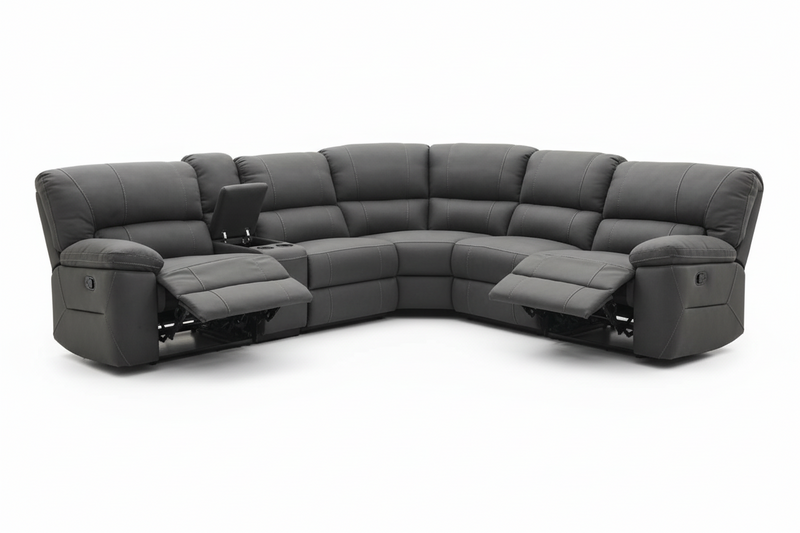 Island 3 Manual Recliner Corner Lounge