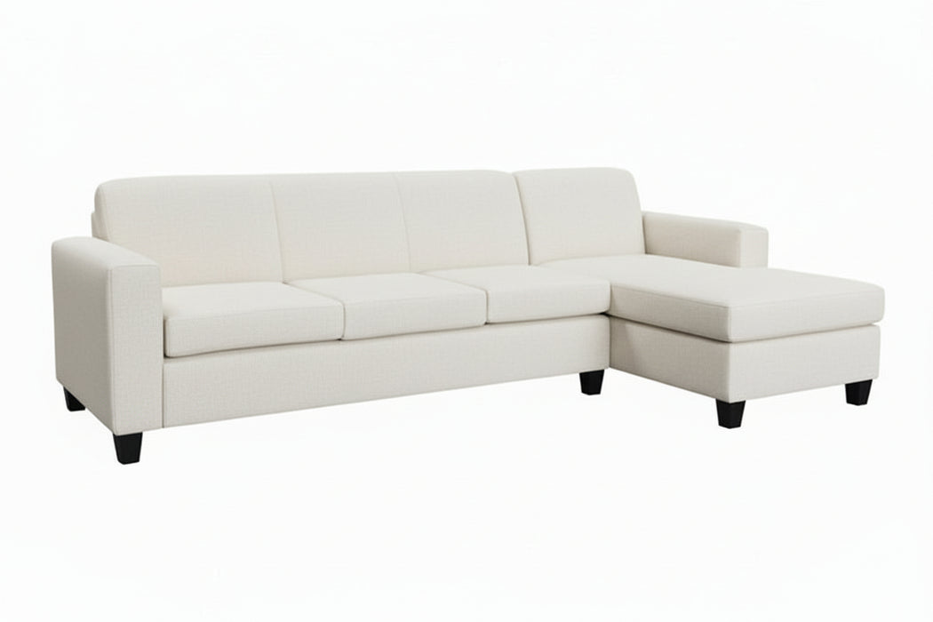Stanmore 4 Seater Chaise Lounge in Fabric 265cm