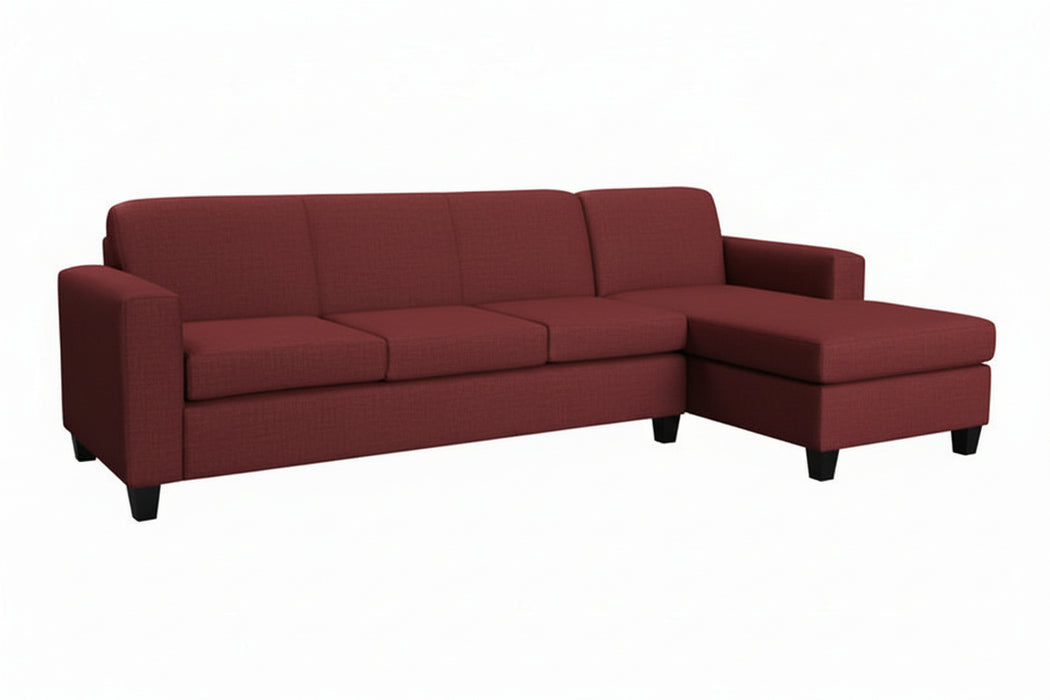 Stanmore 4 Seater Chaise Lounge in Fabric 265cm