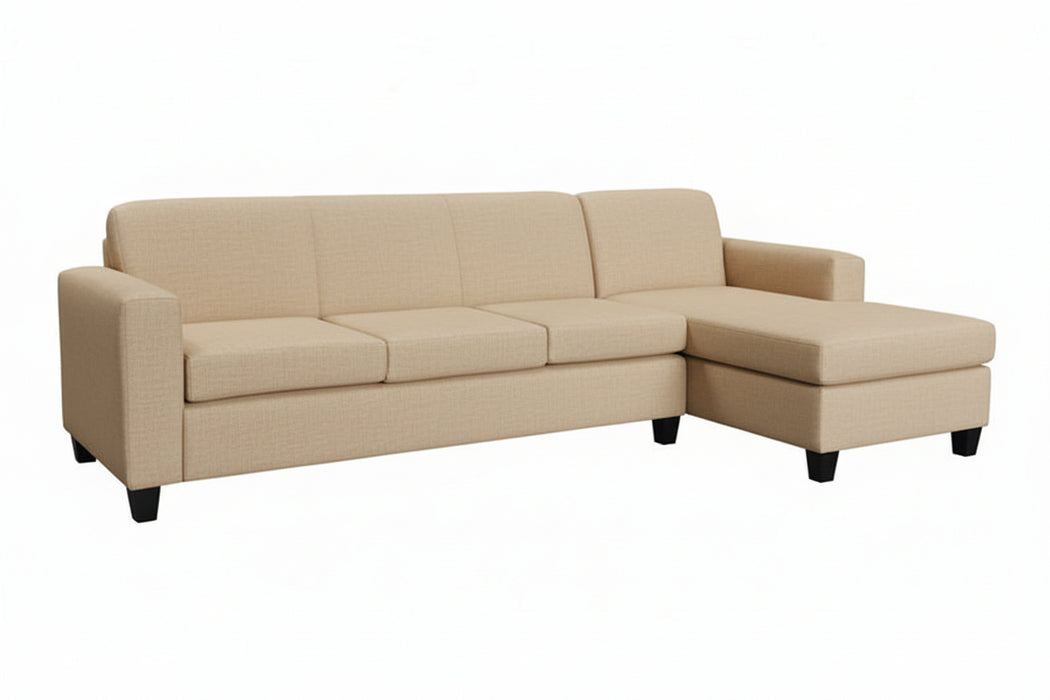 Stanmore 4 Seater Chaise Lounge in Fabric 265cm