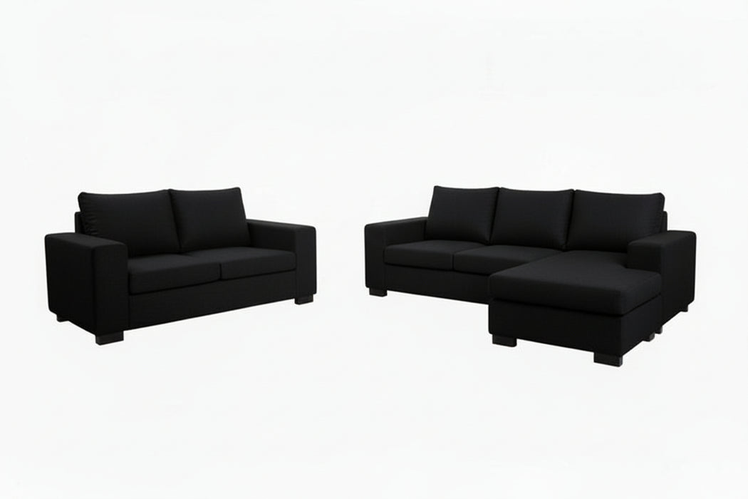 Balmoral 3 Seater Chaise + 2 Seater in Fabric