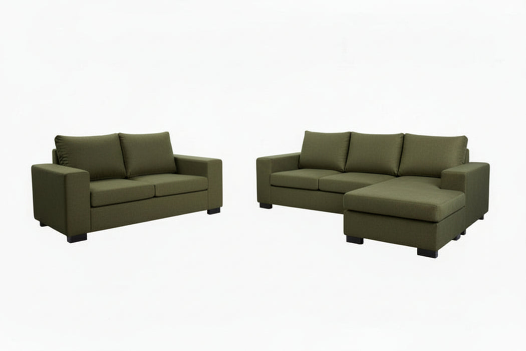 Balmoral 3 Seater Chaise + 2 Seater in Fabric