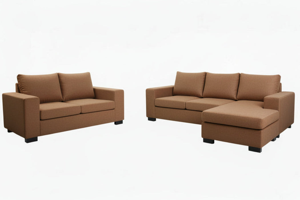 Balmoral 3 Seater Chaise + 2 Seater in Fabric