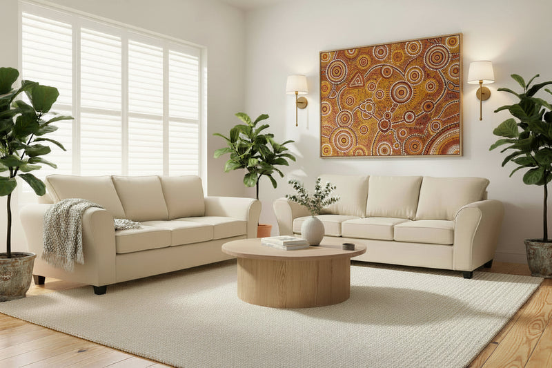 Australia Made Manly 3 Seater Sofa in Fabric