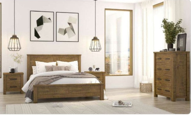 Augusta Pine Wood Double Bed